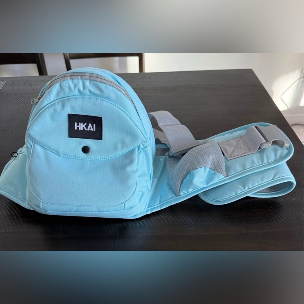 Light Blue HKAI baby hip carrier